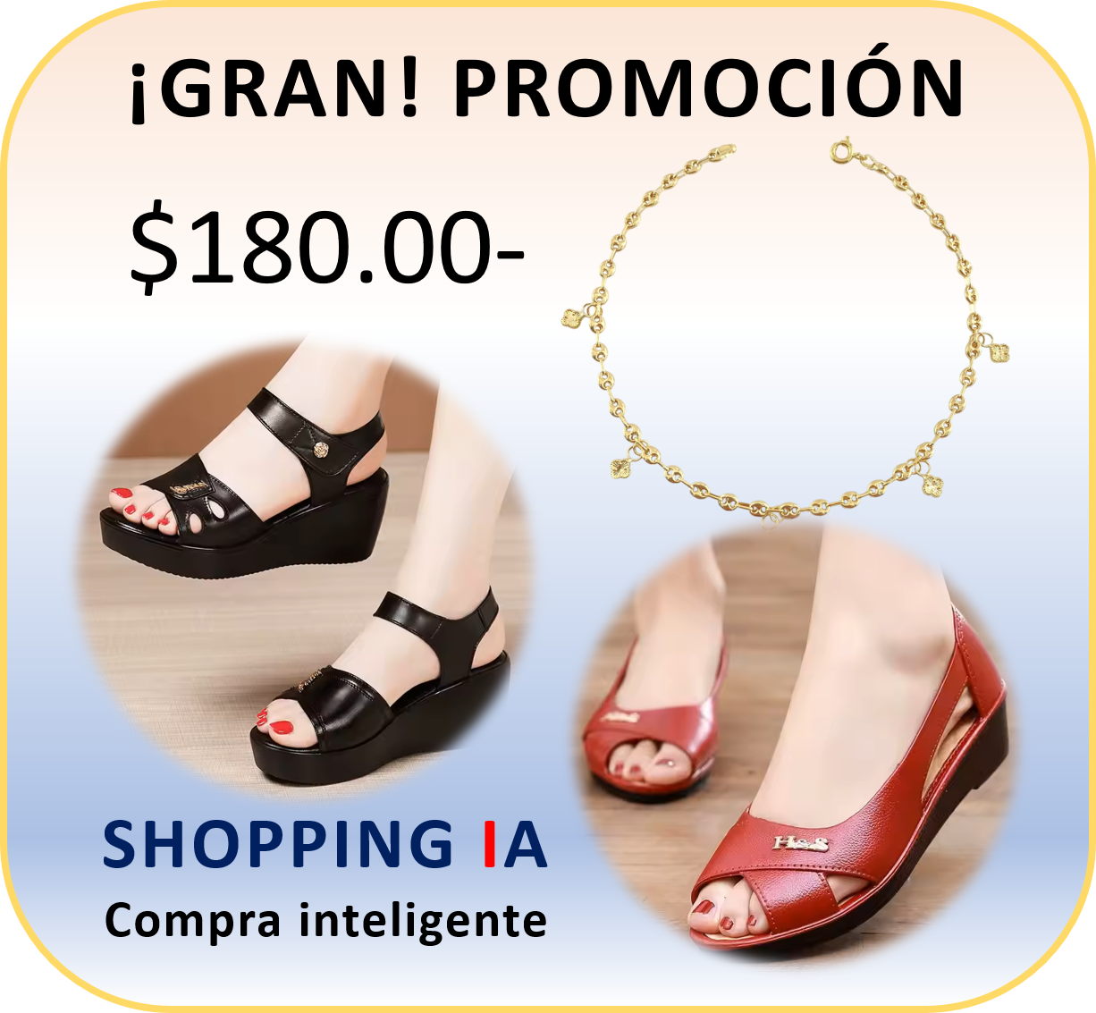 ✨¡Gran promoción de calzado!: Incluye un par de plataforma 5.5. un par de zapatos estilo Rómulo y fina tobillera.