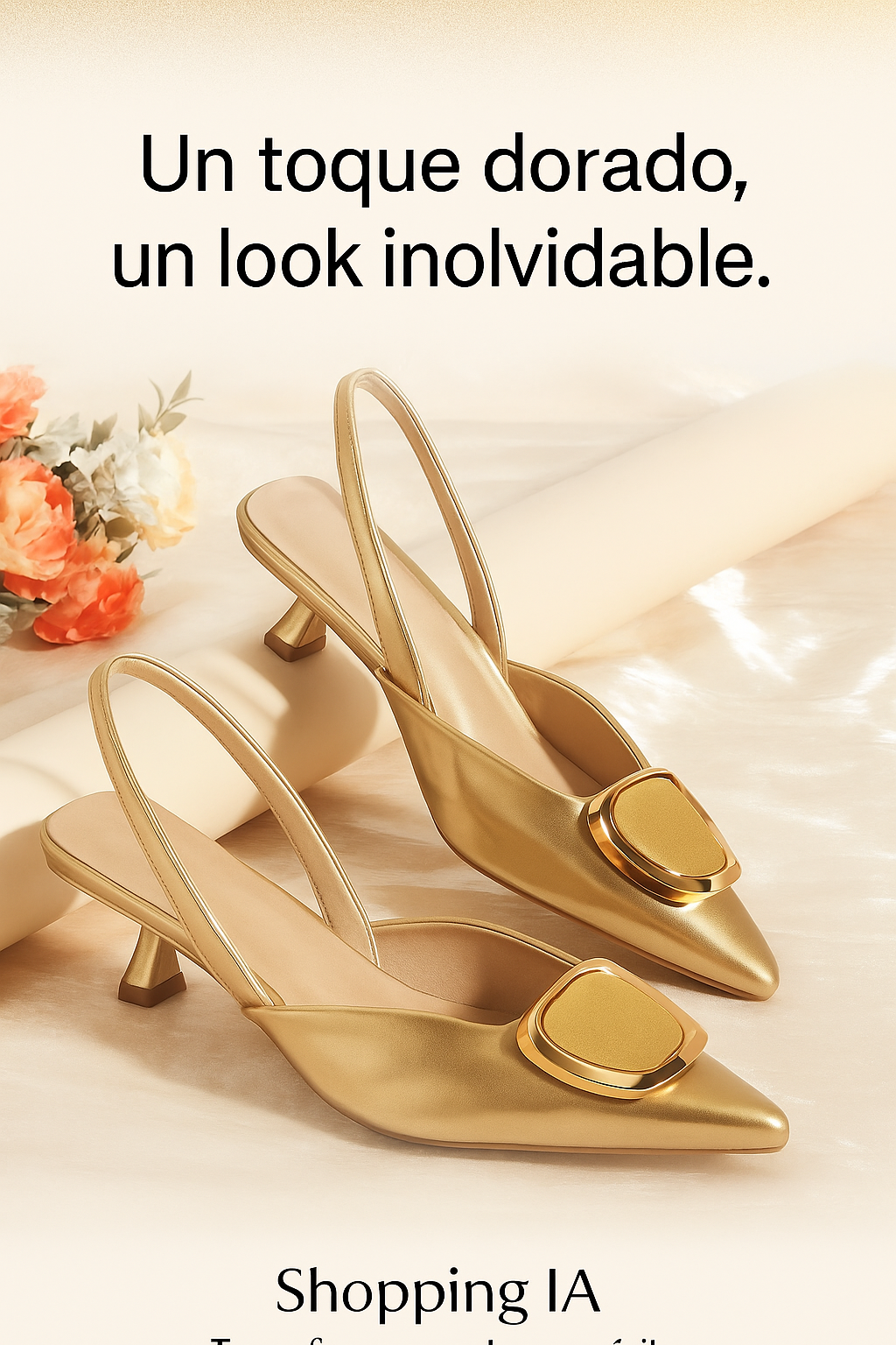 ✨ zapatos tipo SLINGBACKS de tacón bajo.