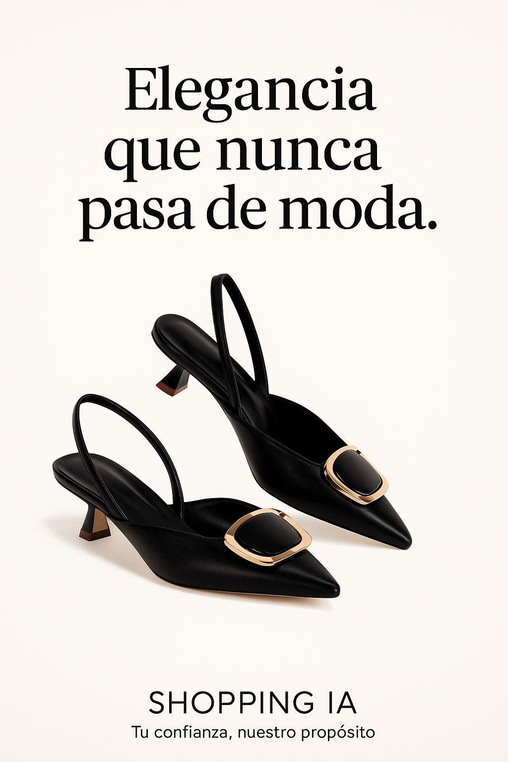 ✨ zapatos tipo SLINGBACKS de tacón bajo.