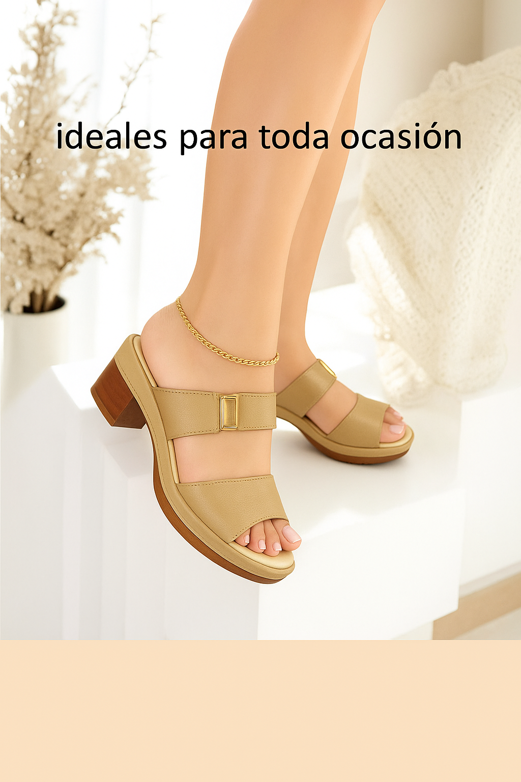 ✨ - BELLEZA SUECA EN CALZADO - ELEGANTES Y CÓMODOS - OBSEQUIO UNA TOBILLERA EN ORO COVER
